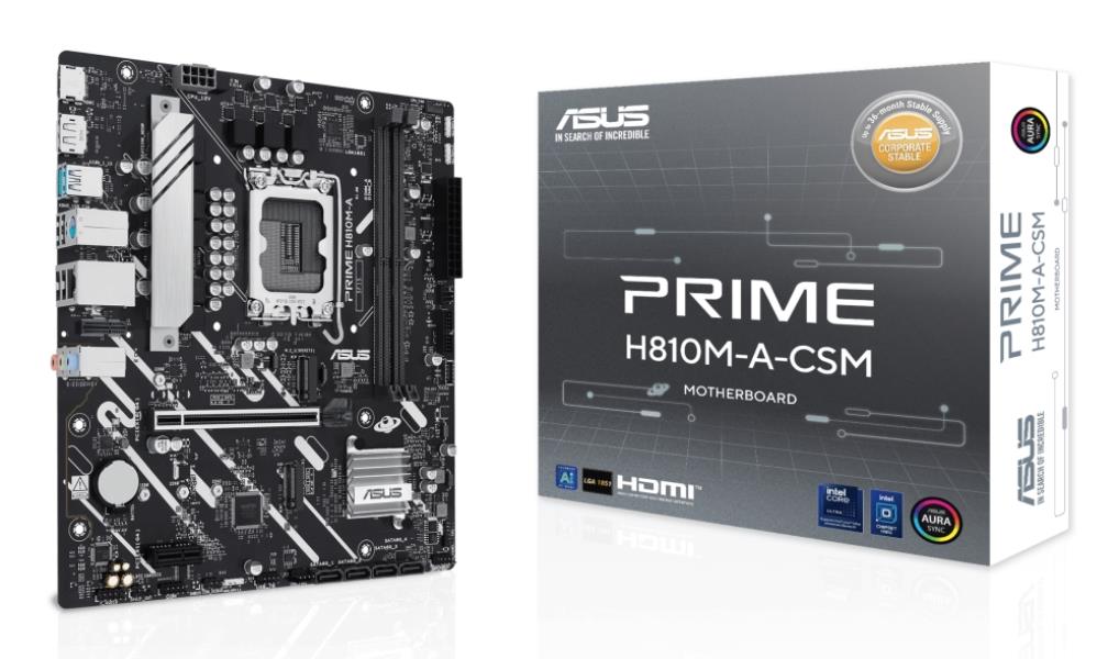 ASUS H810M-A-CSM Motherboards - Black