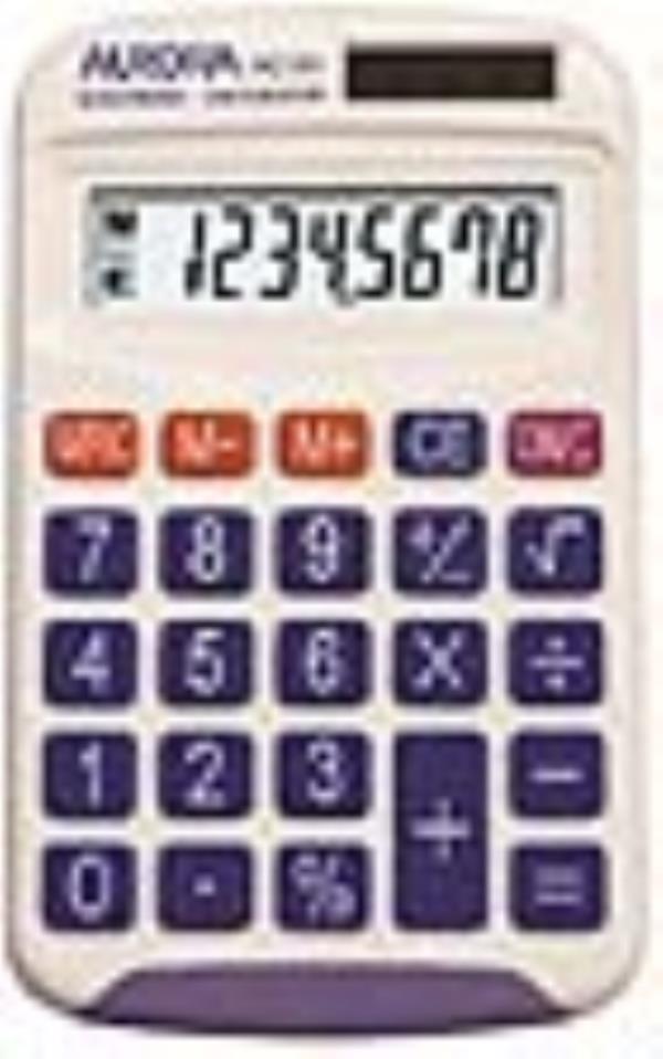 Aurora HC133 Calculators - White