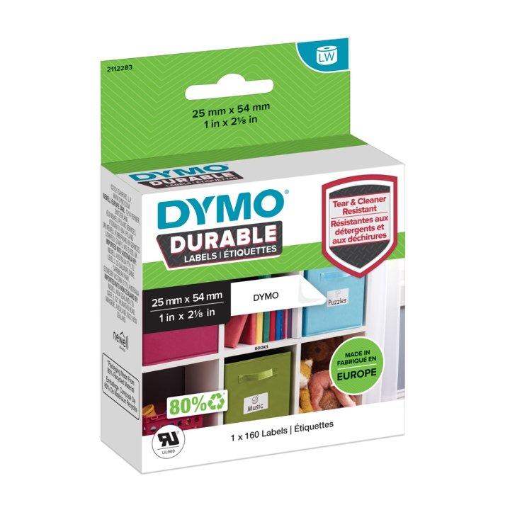 Dymo 54mm Printer Labels - White