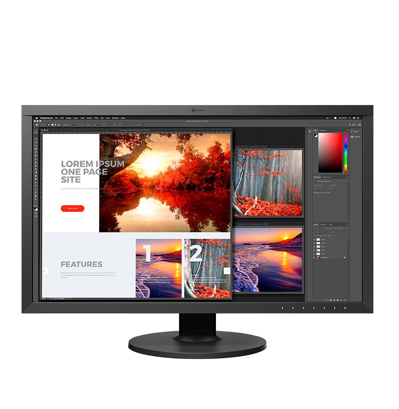 Eizo CS2740-BK Computer Monitors - 26.9 Inches - Black