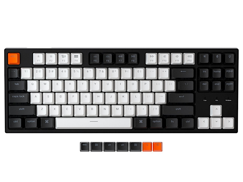 Keychron USA C1 Double-Shot RGB Click Mac/PC Keyboard