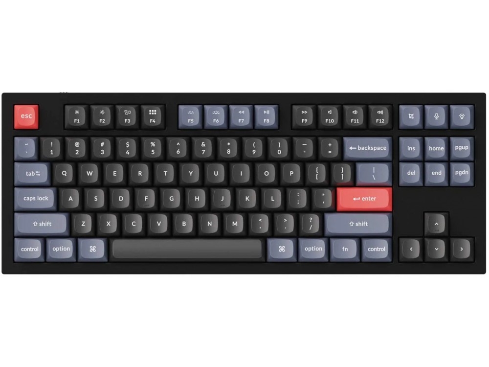Keychron USA Q3 QMK RGB Aluminium Mac/PC Carbon Black Tactile Custom Keyboard
