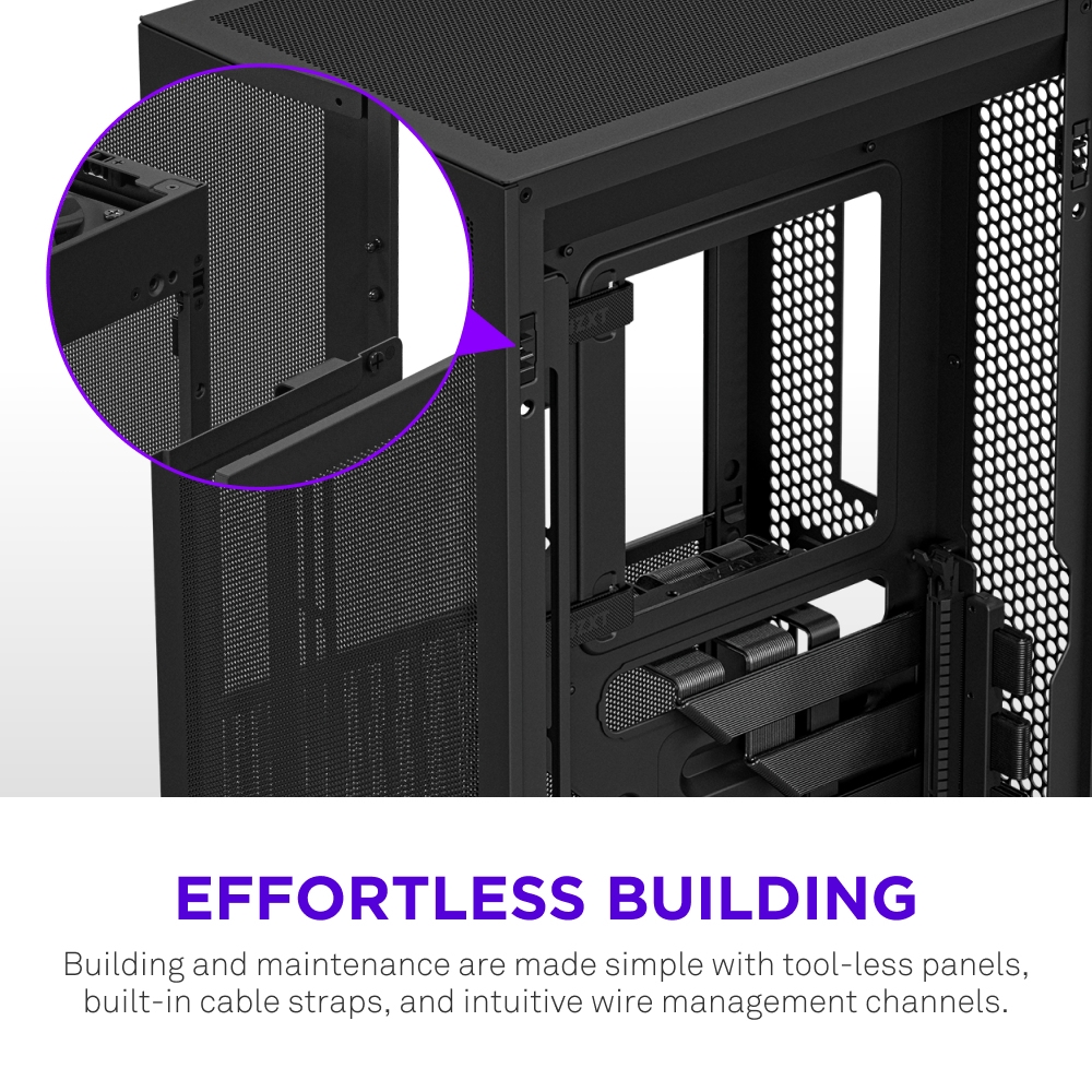 NZXT H2 FLOW SSF CASE BLACK