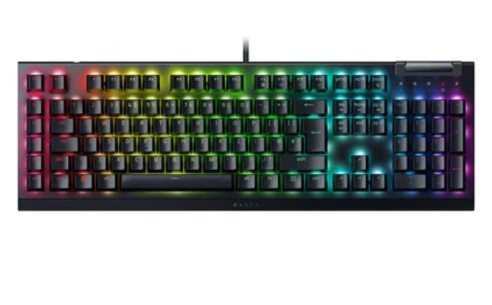 Razer Blackwidow V4 X Mechanical Gaming Keyboard, Raze Green Mechanical Switches, RGB