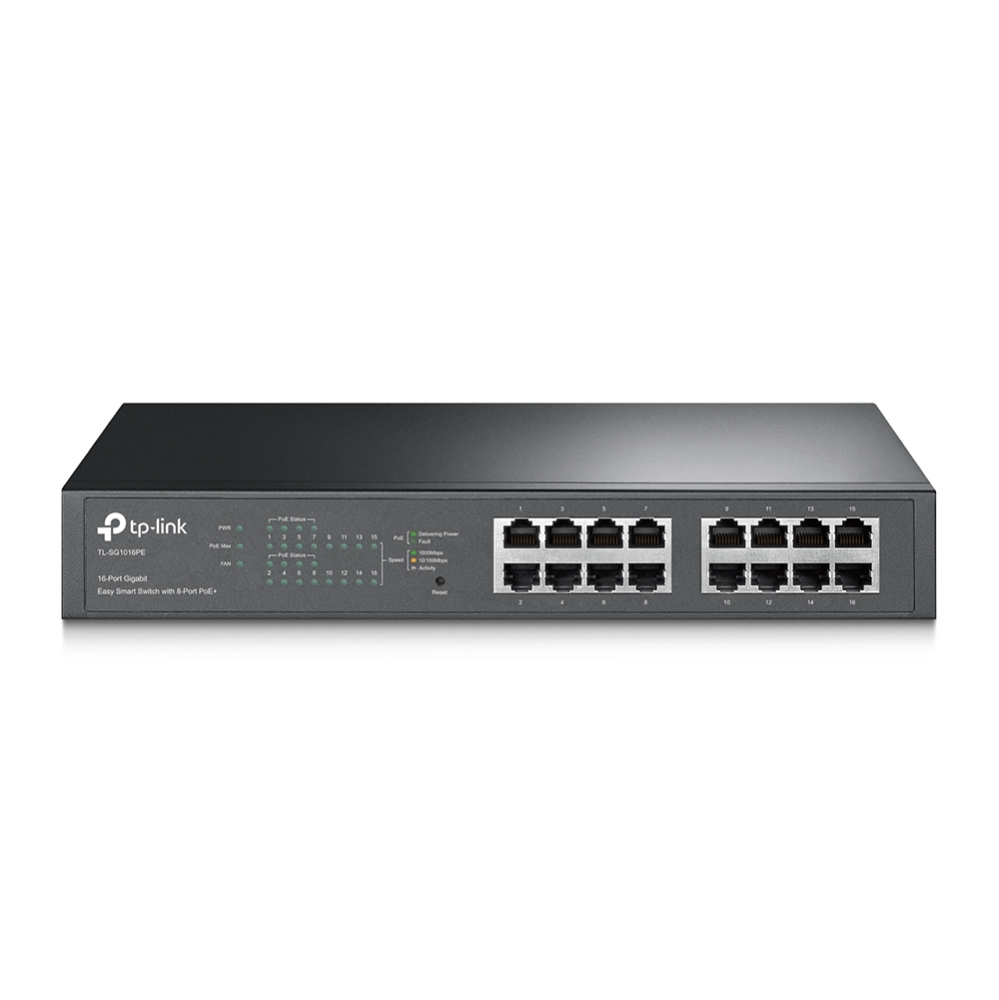 TP-Link TL-SG1016PE Network Switches - Black