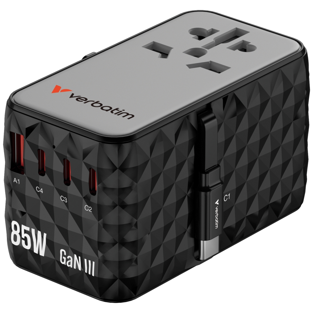Verbatim CNT-02 Mobile Device Chargers - Black