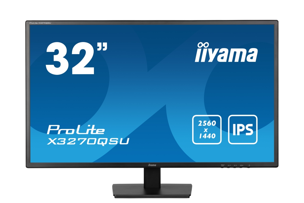 iiyama X3270QSU-B1 Computer Monitors - 31.5 Inches - Black